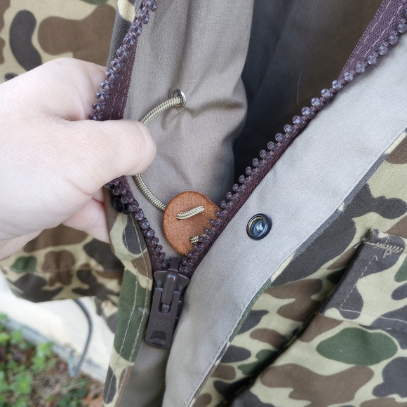 Woolrich Camo jacket long sz XL - Picture 5 of 8